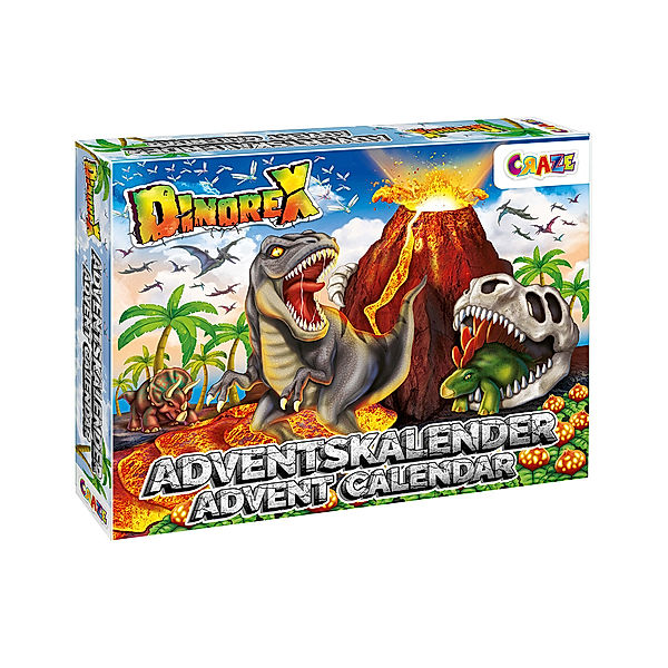 Craze Adventskalender Dinorex 2023 von CRAZE