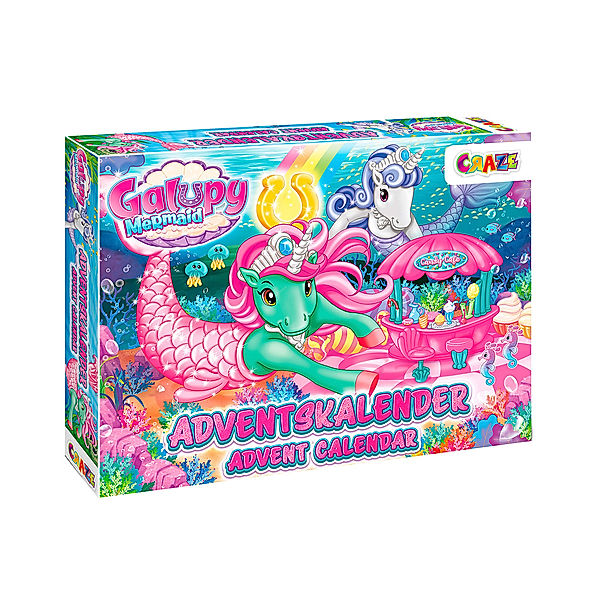 Craze Adventskalender Galupy Mermaid 2023 von CRAZE