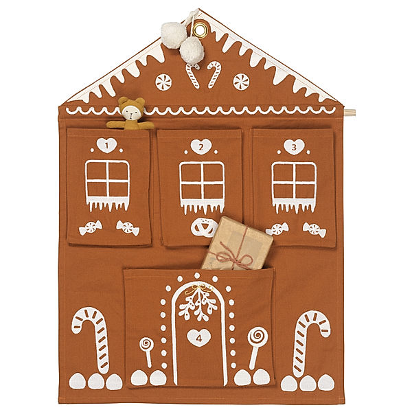 FABELAB Adventskalender GINGERBREAD in braun