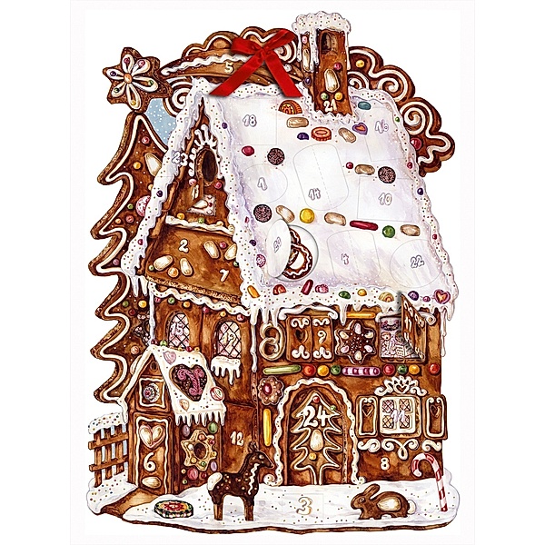 Adventskalender - Hexenhäuschen. Gingerbread House, Caroline Ronnefeldt