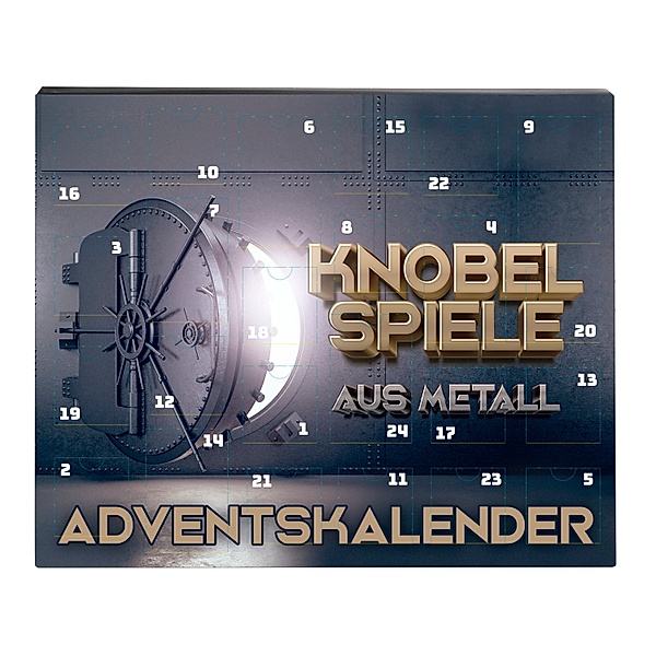 Adventskalender Knobelspiele Metall