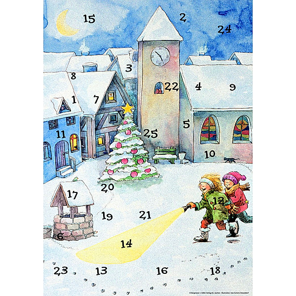 Adventskalender - Lena und die Weihnachtsdetektive, m. Begleitheft, Claudia Bley, Anne Weinmann