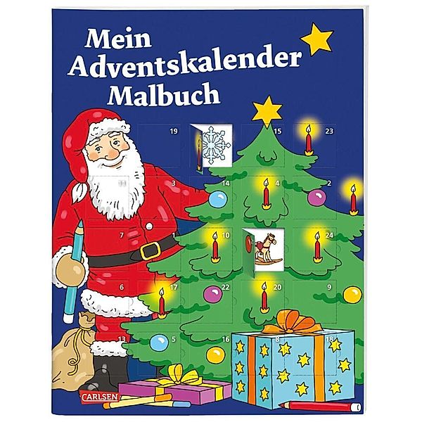 Adventskalender / Mein Adventskalender-Malbuch
