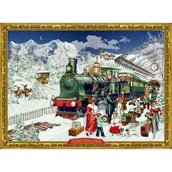 Adventskalender - Nostalgische Eisenbahn