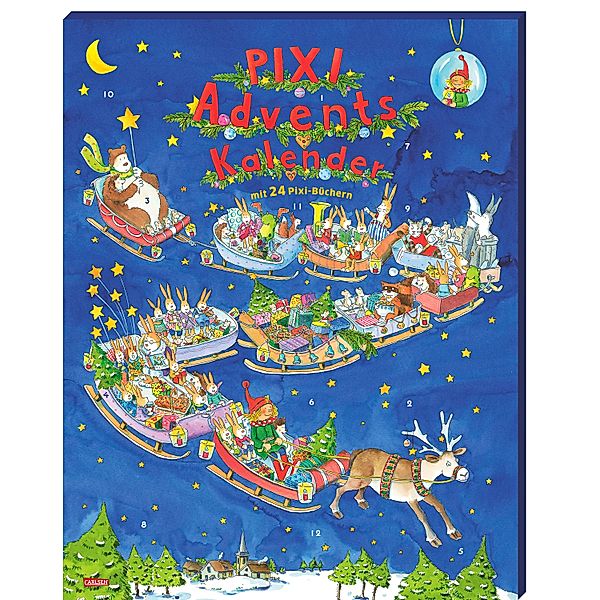 Adventskalender / Pixi Adventskalender 2021, 24 Teile, 24 Teile Pixi Adventskalender 2021