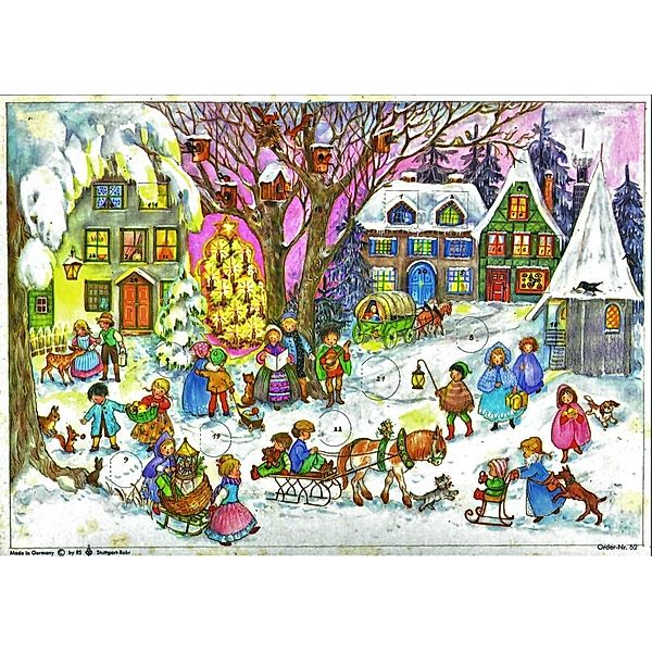 Adventskalender Schneefreuden im Dorf