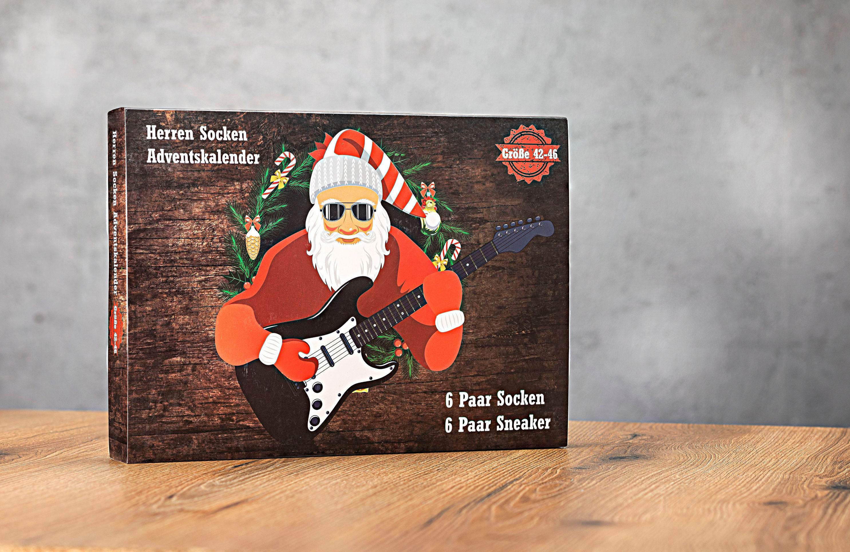 Adventskalender Socken Rocking Santa Herren - Kalender bestellen