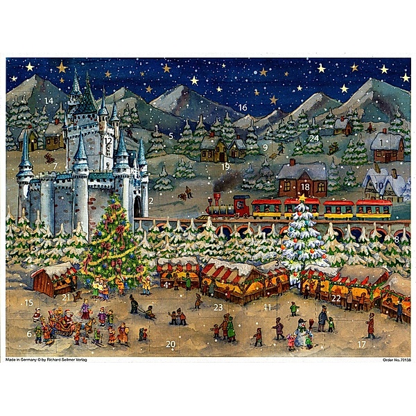 Adventskalender Weihnachtsmarkt an der Burg, Piotre