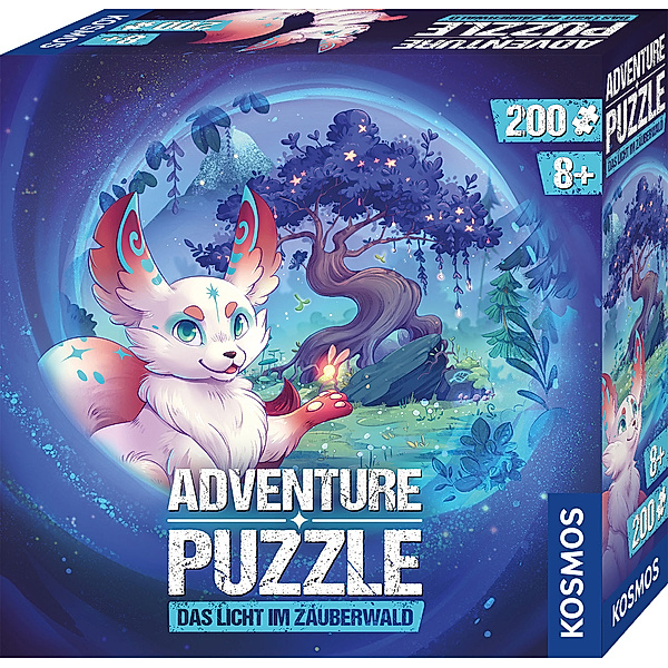 KOSMOS Adventure-Puzzle DAS LICHT IM ZAUBERWALD (200 Teile), Dave Neale