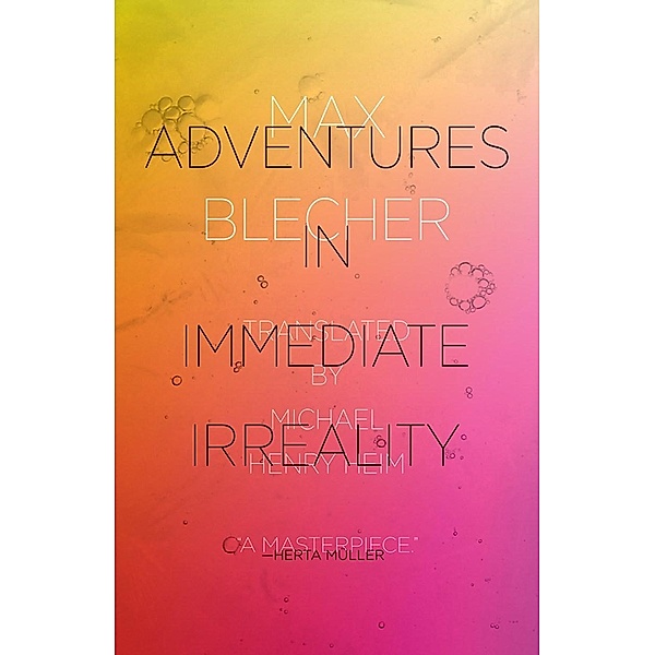 Adventures In Immediate Irreality, Max Blecher