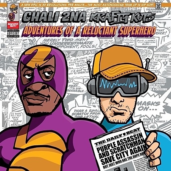Adventures Of A Reluctant Superhero (Vinyl), Chali 2na & Krafty Kuts