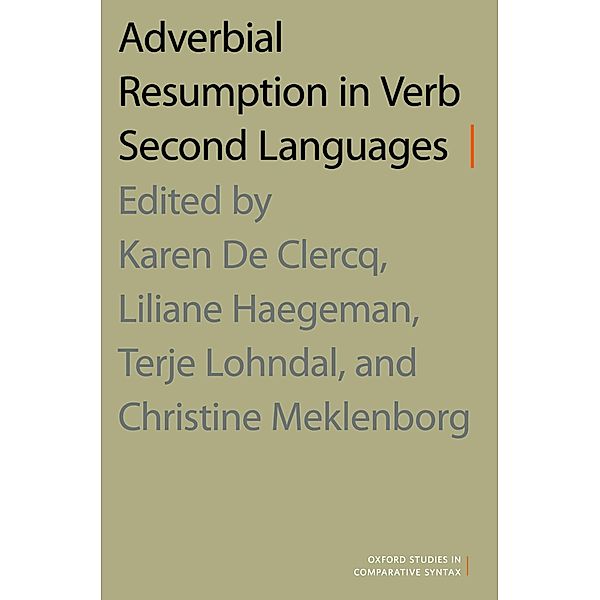 Adverbial Resumption in Verb Second Languages