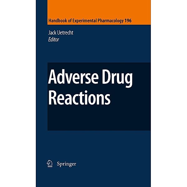 Adverse Drug Reactions / Handbook of Experimental Pharmacology Bd.196