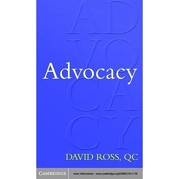 Advocacy, David Ross