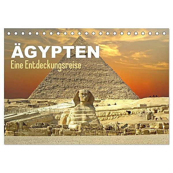 Ägypten - Eine Entdeckungsreise (Tischkalender 2024 DIN A5 quer), CALVENDO Monatskalender, Tina Melz