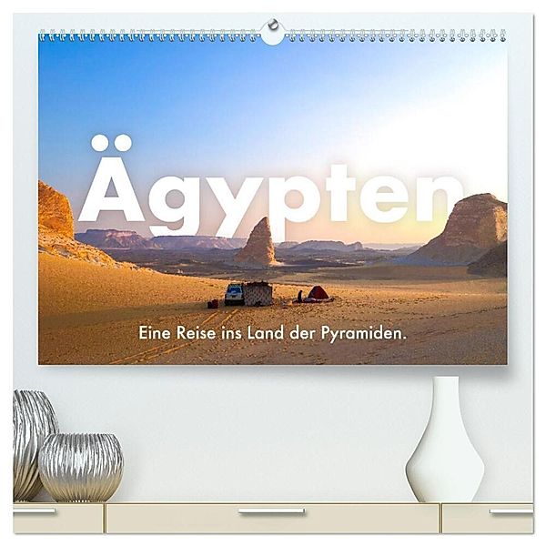 Ägypten - Eine Reise ins Land der Pyramiden. (hochwertiger Premium Wandkalender 2024 DIN A2 quer), Kunstdruck in Hochglanz, M. Scott