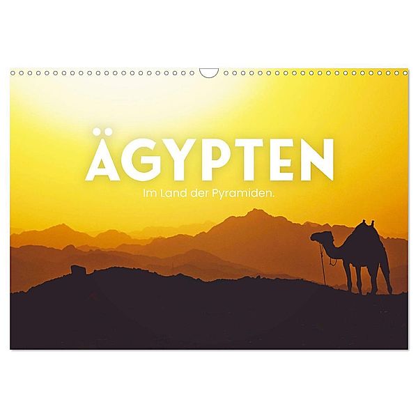 Ägypten - Im Land der Pyramiden. (Wandkalender 2024 DIN A3 quer), CALVENDO Monatskalender, SF