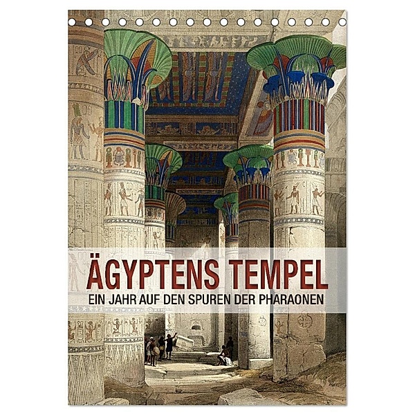 Ägyptens Tempel (Tischkalender 2024 DIN A5 hoch), CALVENDO Monatskalender, Babette Reek