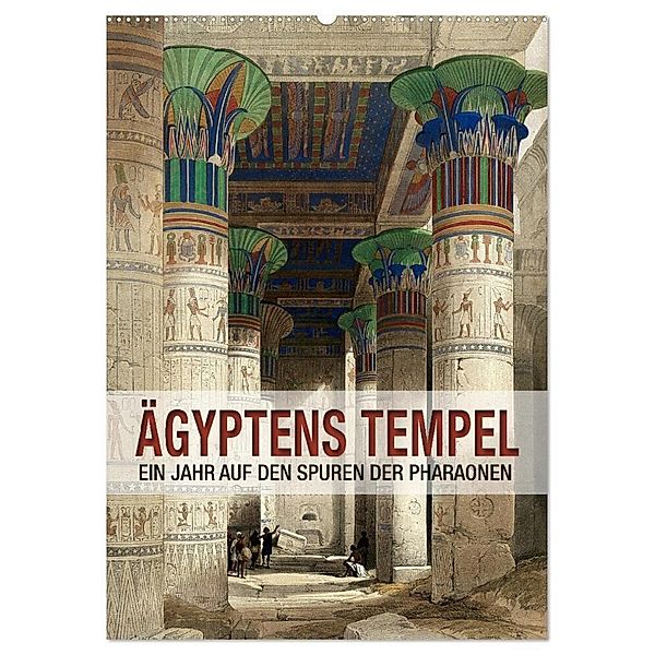 Ägyptens Tempel (Wandkalender 2024 DIN A2 hoch), CALVENDO Monatskalender, Babette Reek