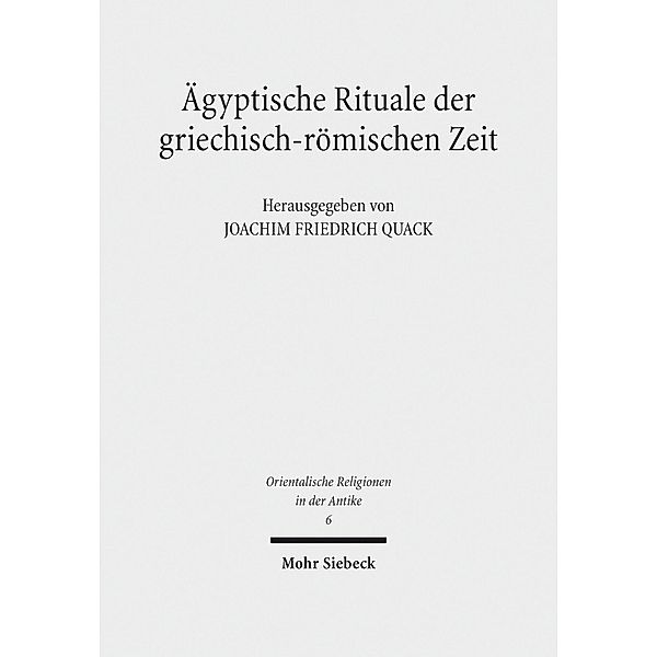 Ägyptische Rituale der griechisch-römischen Zeit