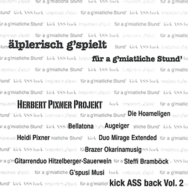 Älplerisch G'Spielt-Für A G'Miatliche, Herbert Pixner, Zabine, Tyrol, Mirage