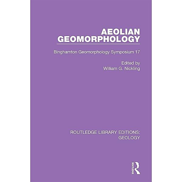 Aeolian Geomorphology