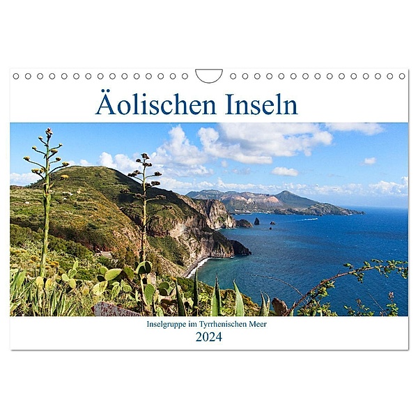 Äolische Inseln (Wandkalender 2024 DIN A4 quer), CALVENDO Monatskalender, JoBe Foto-Team