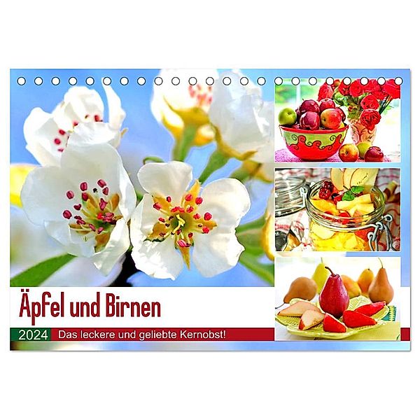 Äpfel und Birnen. Das leckere und geliebte Kernobst! (Tischkalender 2024 DIN A5 quer), CALVENDO Monatskalender, Rose Hurley