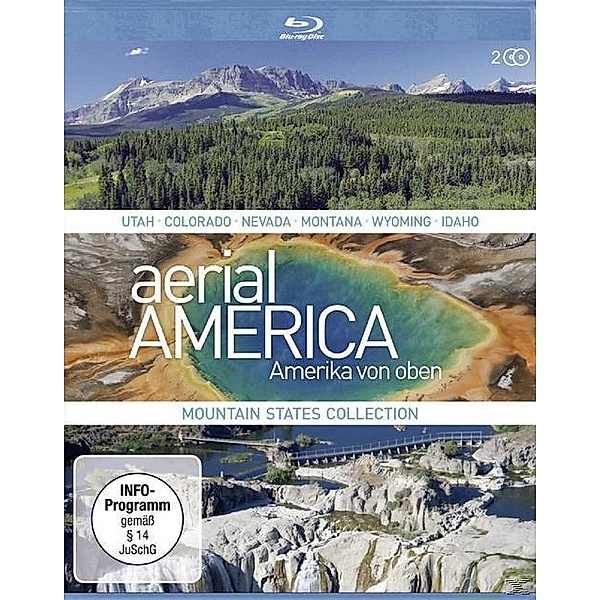 Aerial America (Amerika von oben) - Mountain States Collection - 2 Disc Bluray, Jim Conrad
