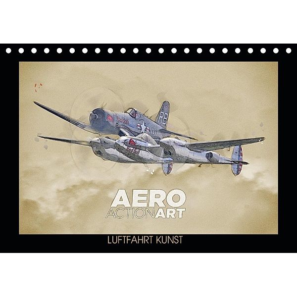 Aero Action Art - Luftfahrt Kunst (Tischkalender 2020 DIN A5 quer), Nick Delhanidis