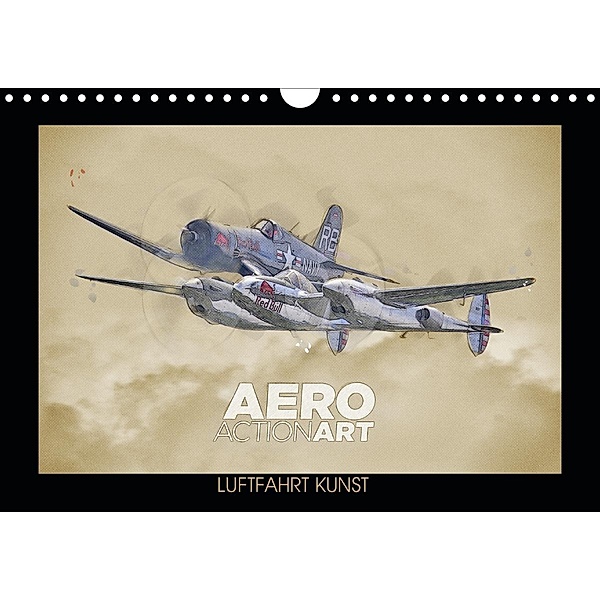 Aero Action Art - Luftfahrt Kunst (Wandkalender 2020 DIN A4 quer), Nick Delhanidis