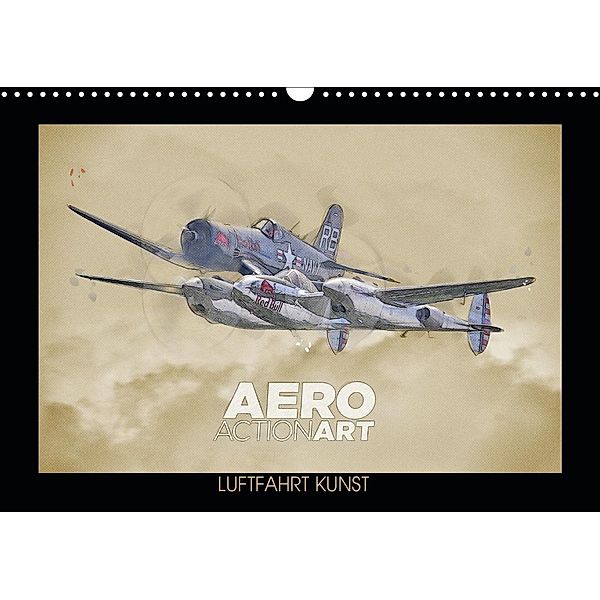 Aero Action Art - Luftfahrt Kunst (Wandkalender 2020 DIN A3 quer), Nick Delhanidis