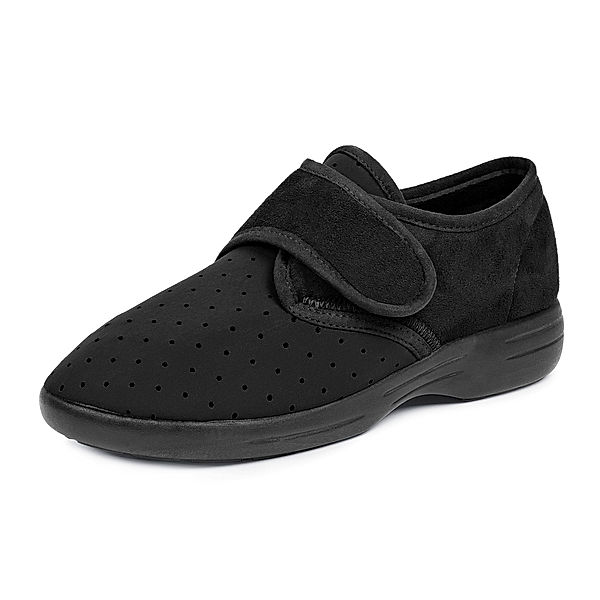 AEROSOFT Aerosoft Klett-Halbschuh schwarz Unisex (Größe: 39)