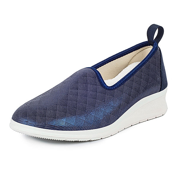 AEROSOFT Aerosoft Stretch-Slipper Susann (Größe: 39) blau