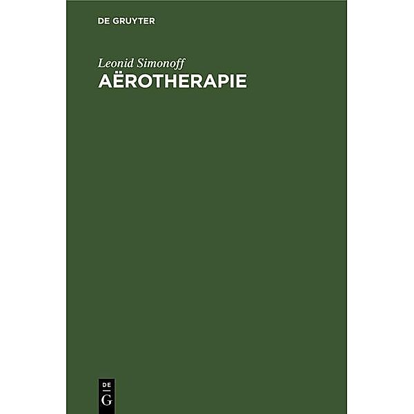 Aërotherapie, Leonid Simonoff