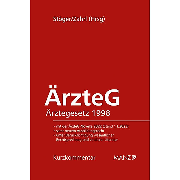 ÄrzteG - Ärztegesetz 1998