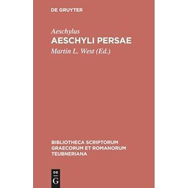 Aeschyli Persae, Aischylos