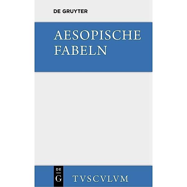 Aesopische Fabeln / Sammlung Tusculum, Aesopus