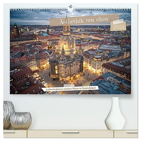 Ästehtik von oben (hochwertiger Premium Wandkalender 2024 DIN A2 quer), Kunstdruck in Hochglanz, Swen Lewerenz