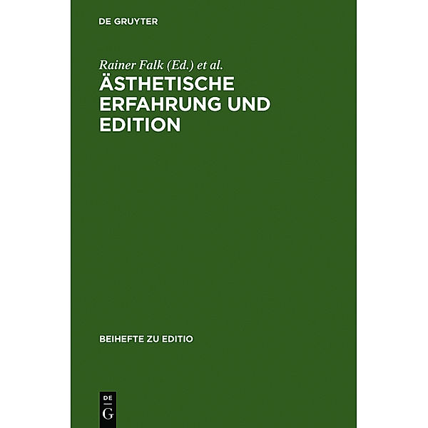 Ästhetische Erfahrung und Edition