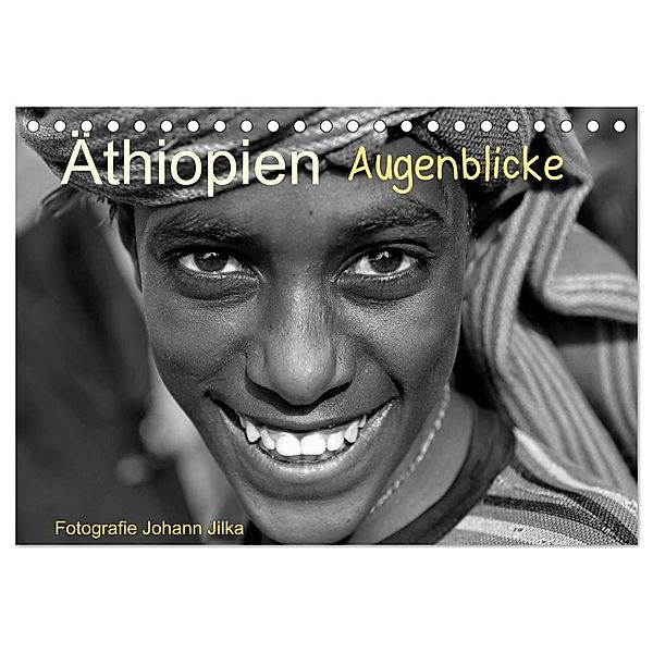 Äthiopien Augenblicke (Tischkalender 2024 DIN A5 quer), CALVENDO Monatskalender, Johann Jilka