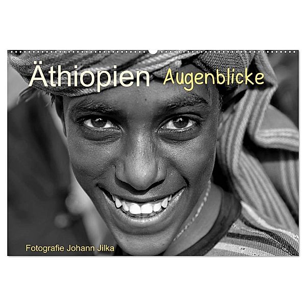 Äthiopien Augenblicke (Wandkalender 2024 DIN A2 quer), CALVENDO Monatskalender, Johann Jilka