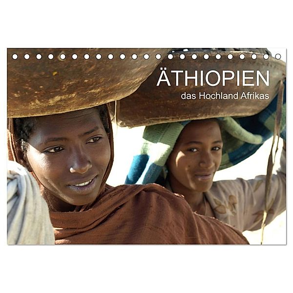 Äthiopien - das Hochland Afrikas (Tischkalender 2024 DIN A5 quer), CALVENDO Monatskalender, Ronald Siller