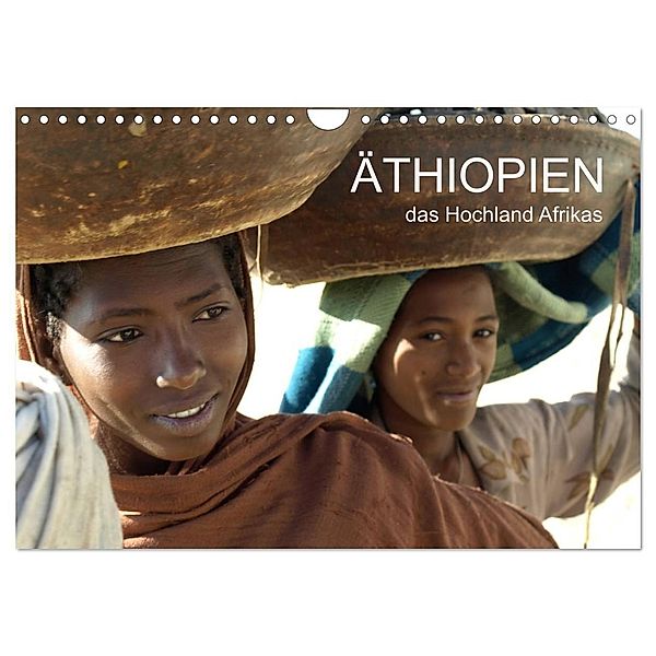 Äthiopien - das Hochland Afrikas (Wandkalender 2024 DIN A4 quer), CALVENDO Monatskalender, Ronald Siller