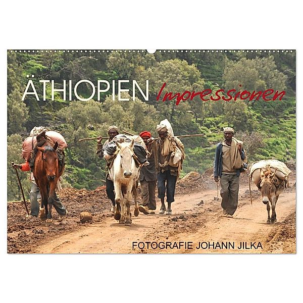 Äthiopien Impressionen (Wandkalender 2024 DIN A2 quer), CALVENDO Monatskalender, Johann Jilka