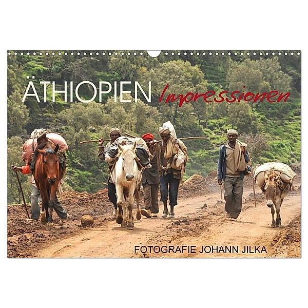 Äthiopien Impressionen (Wandkalender 2024 DIN A3 quer), CALVENDO Monatskalender, Johann Jilka