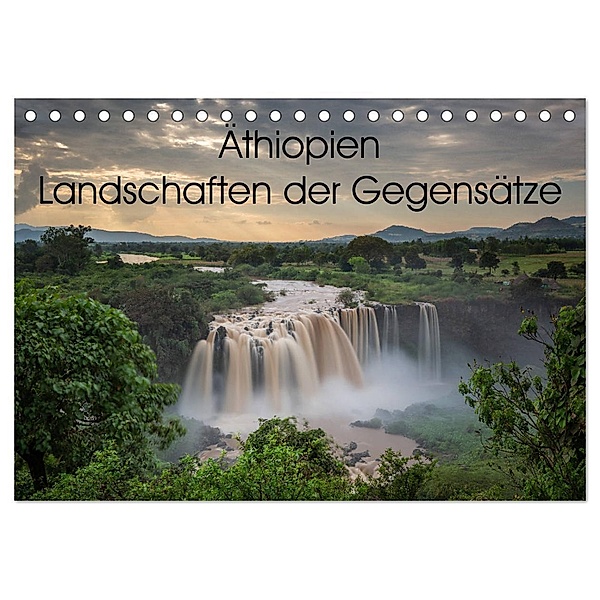 Äthiopien Landschaften der Gegensätze (Tischkalender 2024 DIN A5 quer), CALVENDO Monatskalender, Salke Hartung
