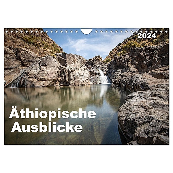 Äthiopische Ausblicke (Wandkalender 2024 DIN A4 quer), CALVENDO Monatskalender, Rolf Hecker