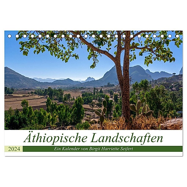 Äthiopische Landschaften (Tischkalender 2024 DIN A5 quer), CALVENDO Monatskalender, Birgit Harriette Seifert