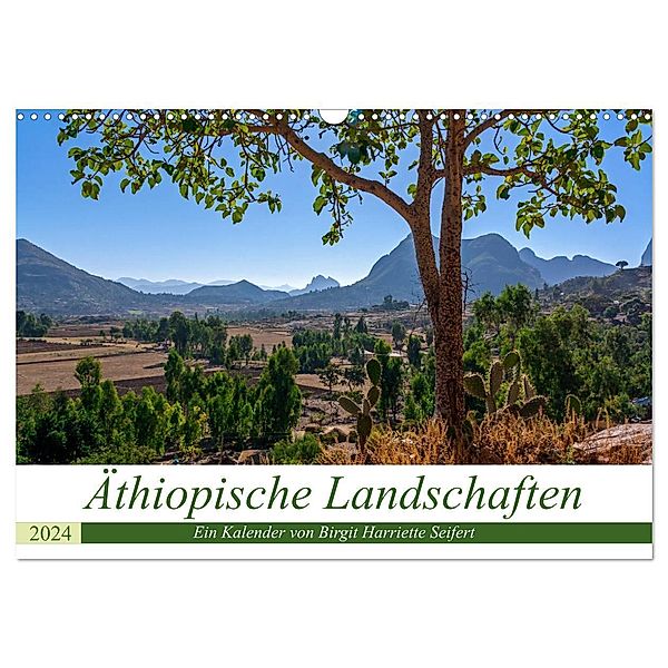 Äthiopische Landschaften (Wandkalender 2024 DIN A3 quer), CALVENDO Monatskalender, Birgit Harriette Seifert